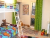 Chambre enfants verte